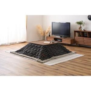 東谷　コタツ セット　KT-211 KK-125BL　W60×D60×H36.5 薄掛けコタツ布団 ...
