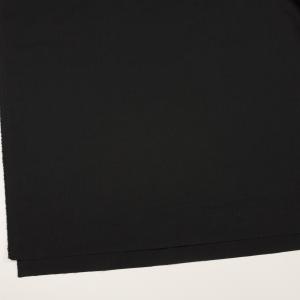 コットン×無地(ブラック)×サテンワッシャー_...の詳細画像1