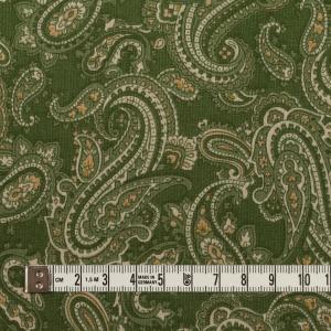 コットン×ペイズリー(モスグリーン)×キャンブ...の詳細画像3