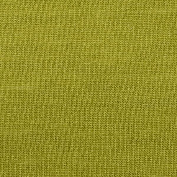 【アウトレット】ウール混×無地(イエローグリーン)×天竺ニット