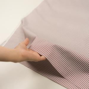 【アウトレット】コットン×ストライプ(レンガ&...の詳細画像4