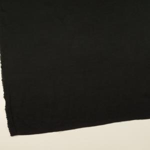 【アウトレット】リネン&レーヨン×無地(ブラッ...の詳細画像1