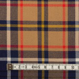 【アウトレット】コットン×チェック(オーカー、...の詳細画像3