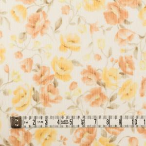 【アウトレット】ポリエステル×フラワー(クリー...の詳細画像3