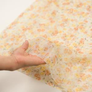 【アウトレット】ポリエステル×フラワー(クリー...の詳細画像4