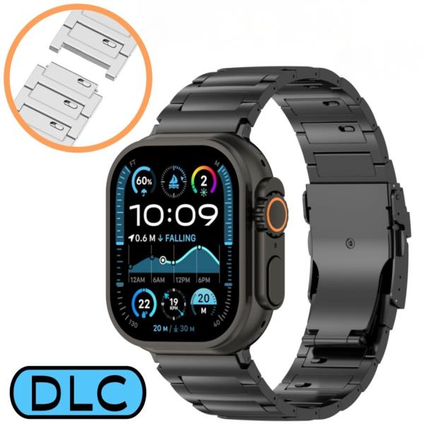 アップルウォッチ交換バンド 傷つきにくいDLC加工・チタン ti-002