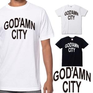 ファッション Tシャツ パロディ ストリート GOD'AMN CITY｜fabian