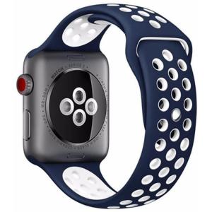 ZENGYQI コンパチブル Apple Watch バンド 38mm 42mm 40mm 44mm,ソフトシリコンバンド 通気性 スポーツシリコンス