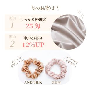 シルク シュシュ 6a ボリューム25mm シ...の詳細画像2