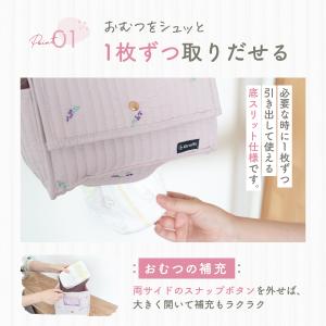 おむつストッカー おむつ収納 おむつバッグ ヌ...の詳細画像4