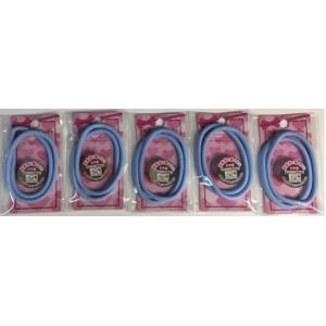 リングゴム2P ブルー 5個セット