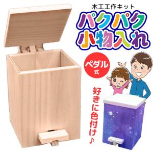 木工工作 小物入れ ペダル式 蓋付 自由研究 夏...の商品画像