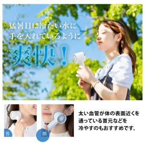 ハンディファン 手持ち扇風機 ペルチェ クール...の詳細画像4