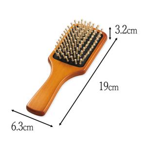 ヘアブラシ ブラシ パドルブラシ 貝印 くし ...の詳細画像2