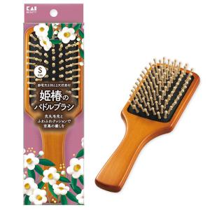 ヘアブラシ ブラシ パドルブラシ 貝印 くし ...の詳細画像3