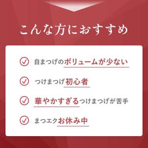 つけまつ毛 つけま アイラッシュ 自然 目力 ...の詳細画像2