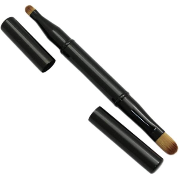 メイクブラシ シャドーライナー アイカラーブラシ ブラック コンパクト ブラシ メイク コスメ 化粧...