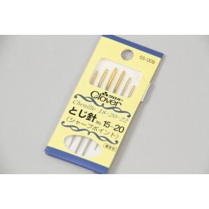 とじ針 No.15〜20(取合せ/6本入) シャープポイント 55-009 実店舗取寄せ品 Clov...