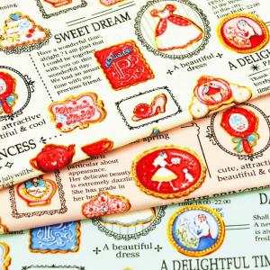 生地 1ｍ単位 オックス クッキー プリンセス柄 Lo 2 布 コッカ Cookie Deco アイシングクッキー 6vd Fabric House Iseki 通販 Yahoo ショッピング
