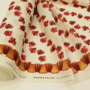 生地 50cm単位 キルティング 花柄パッチワーク風 562-243-2 実店舗
