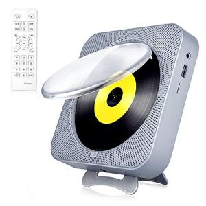 CDプレーヤー 壁掛け 置き式 CDラジカセ Bluetooth対応