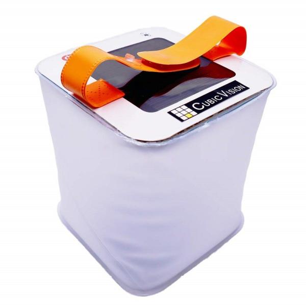 折りたたみ式 LEDランタン ソーラーパネル充電/防水/火を使わないから安全/キャンプ/アウトドア/...