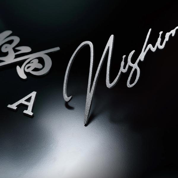 福彫 表札 おしゃれ 戸建 アンティーク 切文字 福彫  TITAN SIGN ORIGINE チタ...