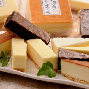 北海道 十勝四角いチーズケーキ＆ガトーショコラ 140g×4｜facesign