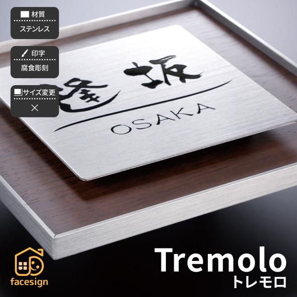 ホームサイン 表札 おしゃれ 送料無料 ステンレス 戸建 モダン 腐蝕彫刻 ホームサイン 磨き抜かれ...