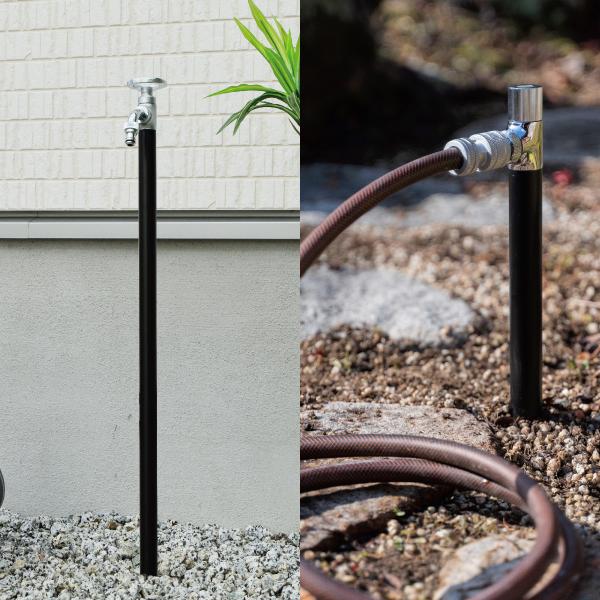 丸三タカギ イエロゴ 立水栓 おしゃれ アルミ ステンレス 外構 エクステリア 散水 丸三タカギ L...