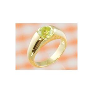 プリモベビーリングK18 ゴールド ペリドット