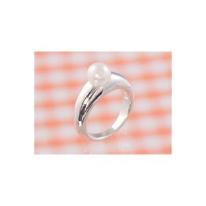プリモベビーリングK10 ホワイトゴールド パール
