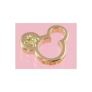 ディズニーベビーリング ゴールド ペリドット