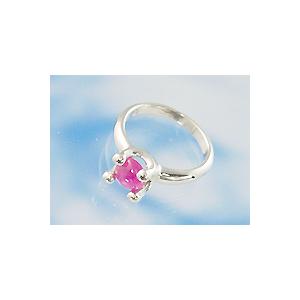 シンデレラベビーリング プラチナ ルビー