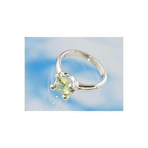 シンデレラベビーリング プラチナ ペリドット