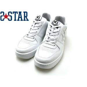 2STAR ツースター スニーカー メンズ ローカットスニーカー レザー シューズ 靴 ホワイト 白 2STAR 3470-009｜facetofacegold
