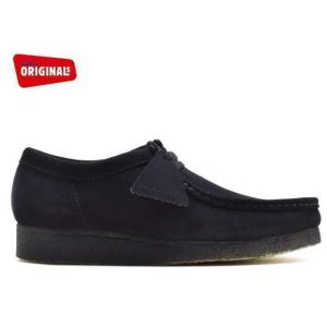 クラークス ワラビー ロー CLARKS WALLABEE 26133279 ブラックスエード