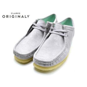 クラークス ワラビー ロー CLARKS WALLABEE UK規格 26160202 ブルーコンビ スエード BLUECOMBI｜facetofacegold