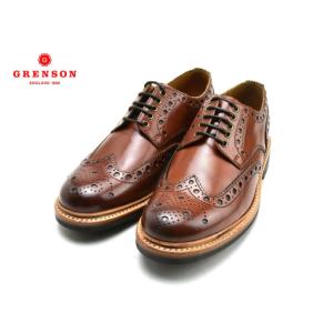 GRENSON（グレンソン） 靴 スタンレー ウィングチップ タン カーフ