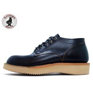 ハソーン オックスフォード HATHORN BOOTS by WHITE'S 104NWC BKCX ブラッククロムエクセル ホワイトソール｜facetofacegold