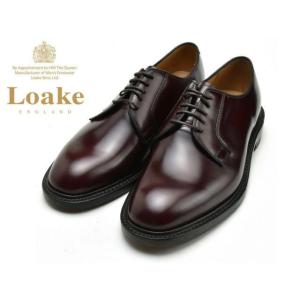 ローク プレーントゥ Loake 771 バーガンディ メンズ ビジネスシューズ