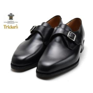 トリッカーズ メイフェアー モンク メンズ ブローグ シューズ レザーソール Tricker&apos;s 6...