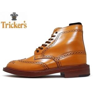 トリッカーズ レディース ウィングチップ カントリーブーツ TRICKER'S MALTON COUNTRY BOOT ダブルレザーソール L5180 ACON エーコン｜facetofacegold