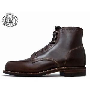 WOLVERINE ウルヴァリン 1000MILE BOOTS 1000マイルブーツ WO278 W00278 BRWON ブラウン クロムエクセルレザー Made in USA｜facetofacegold