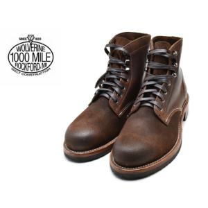 ウルバリン 1000マイルブーツ ウルヴァリン WOLVERINE 1000MILE BOOTS W40556 ダークブラウン｜facetofacegold