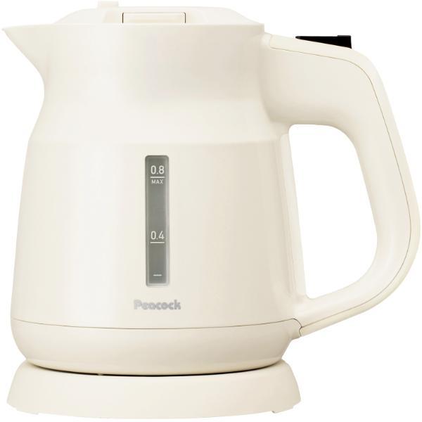 ピーコック 電気ケトル ホワイト WGK-08W 内祝 香典返し 引出物