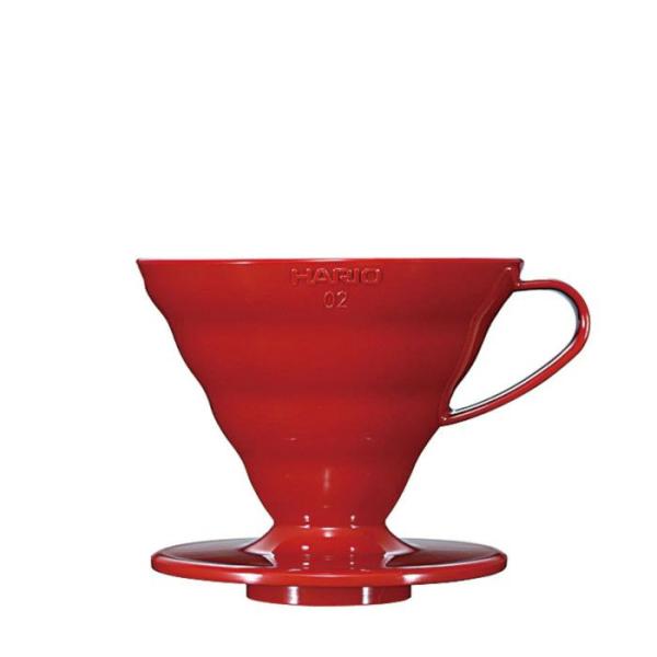 ハリオ V60 透過ドリッパー02 レッド VDR-02-R