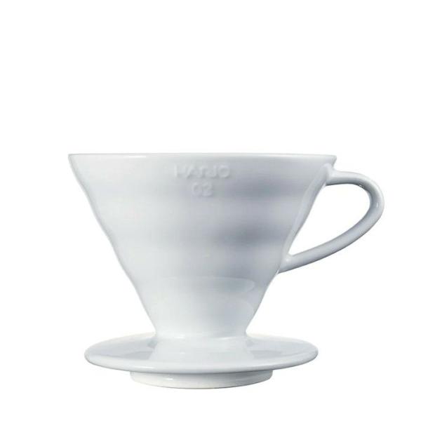 ハリオ V60 透過ドリッパー02 セラミックW VDCR-02-W