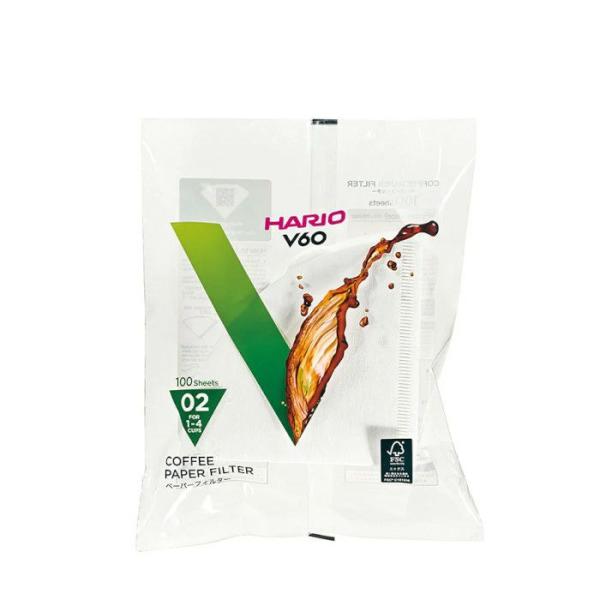ハリオ V60用ペーパーフィルター02W VCF-02-100W