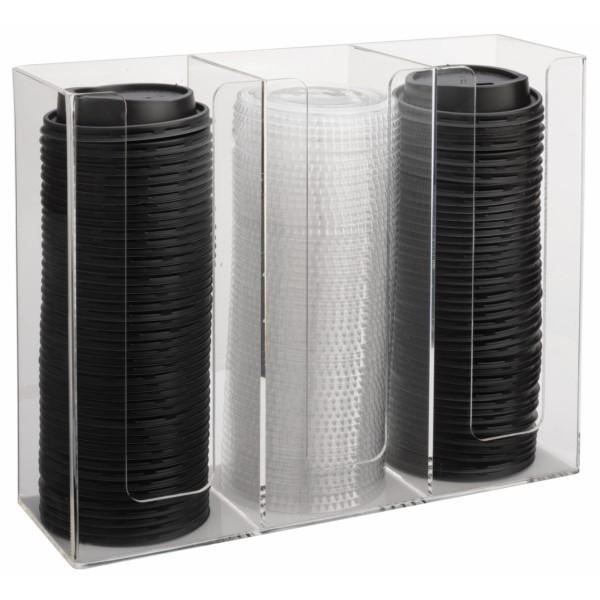エスプレッソサプライ Acrylic Three Lid Organizer 05288
